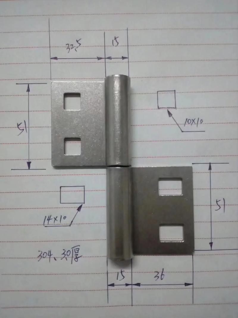 5mm加厚304不銹鋼焊接旗形合頁鉸鏈 解讀234寸脫卸重型無孔可調(diào)合頁的卓越性能與應(yīng)用